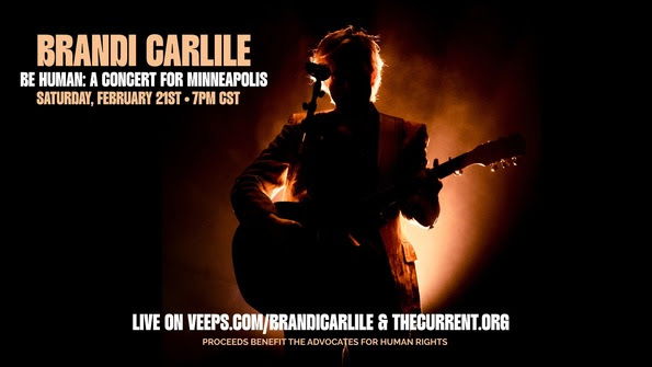 Brandi Carlile’s “Be Human: A Concert for Minneapolis” Livestream Set for Feb. 21