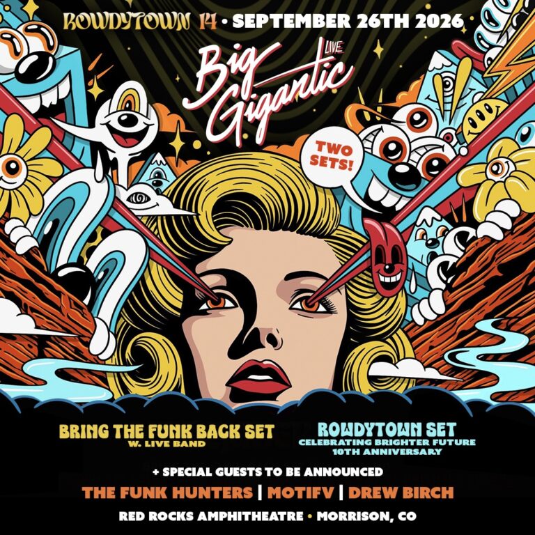 Big Gigantic Return to Red Rocks for Rowdytown 14 This September