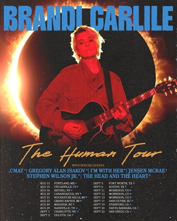 Brandi Carlile Extends “The Human Tour” with Red Rocks and North American Dates