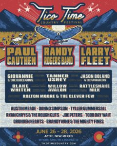 Tico Time Launches New Country Festival After Major Colorado Event Cancellation