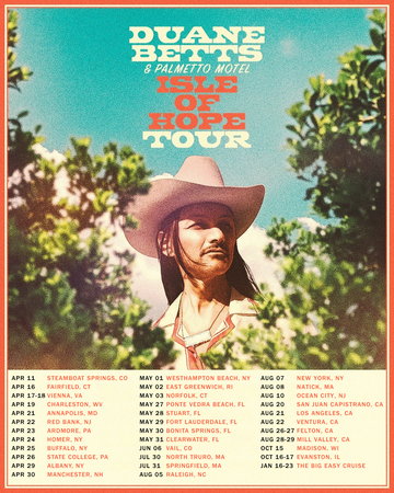 Duane Betts extends headline tour through the fall