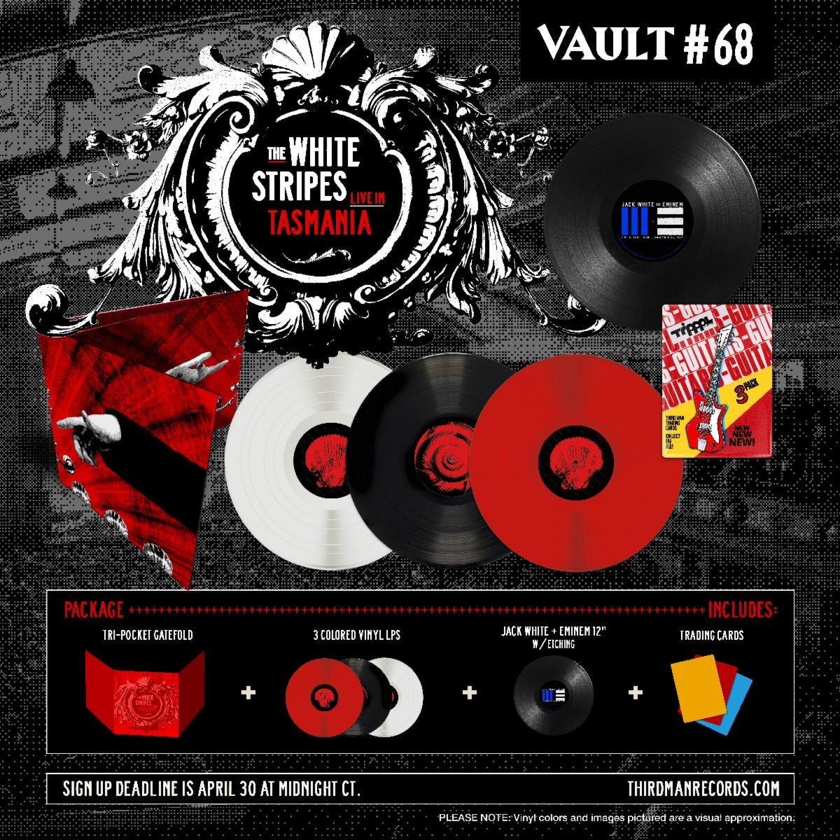 Third Man announces Vault Pkg. #68: “The White Stripes Live in Tasmania”