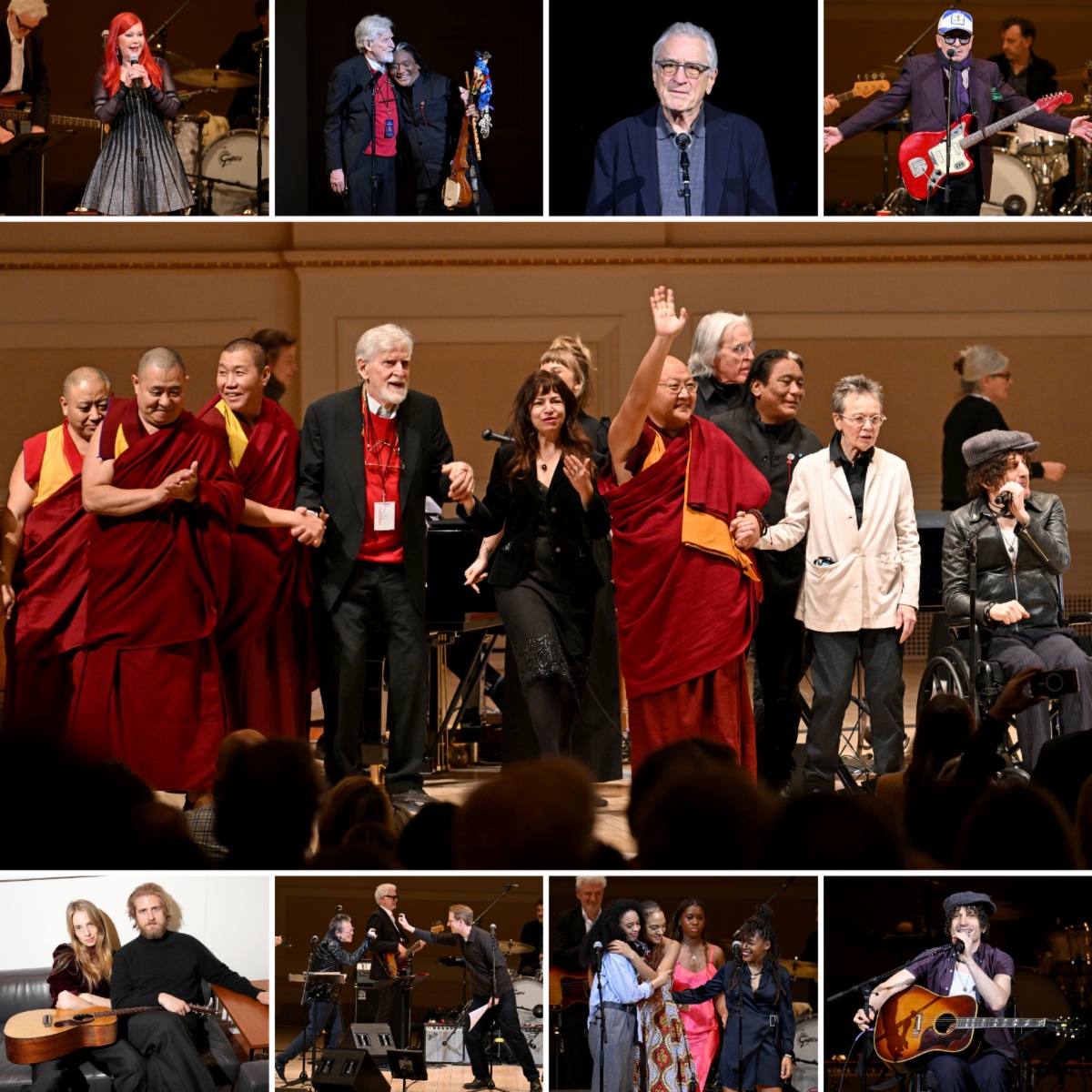 39th Annual Tibet House US Benefit Concert at Carnegie Hall Brings Laurie Anderson, Elvis Costello, Maya Hawke, Robert De Niro and More