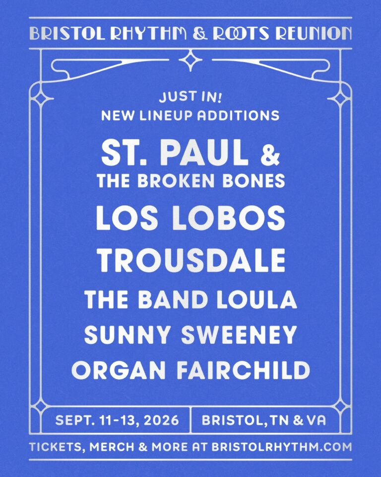 Six New Artists Join the 25th Anniversary Lineup for Bristol Rhythm & Roots Reunion