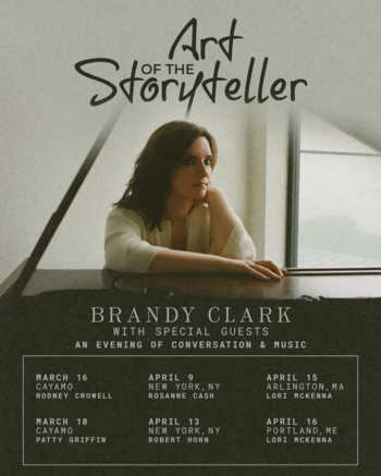 Brandy Clark Announces “Art of the Storyteller” Tour Featuring Rodney Crowell, Patty Griffin, Rosanne Cash and Lori McKenna