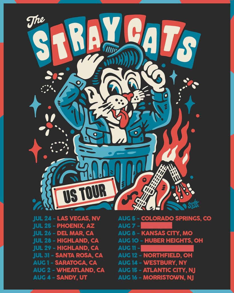 THE STRAY CATS Return To The Road For 2026 Cross-Country Summer Tour