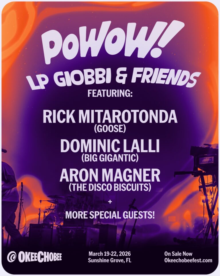Okeechobee Fest Announces PoWoW! Lineup, LP Giobbi to Lead All-Star Jam Session