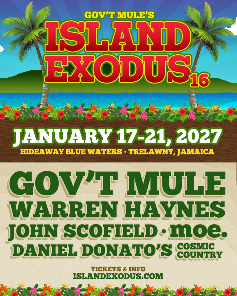 Gov’t Mule Reveals Updated Details for Island Exodus 16
