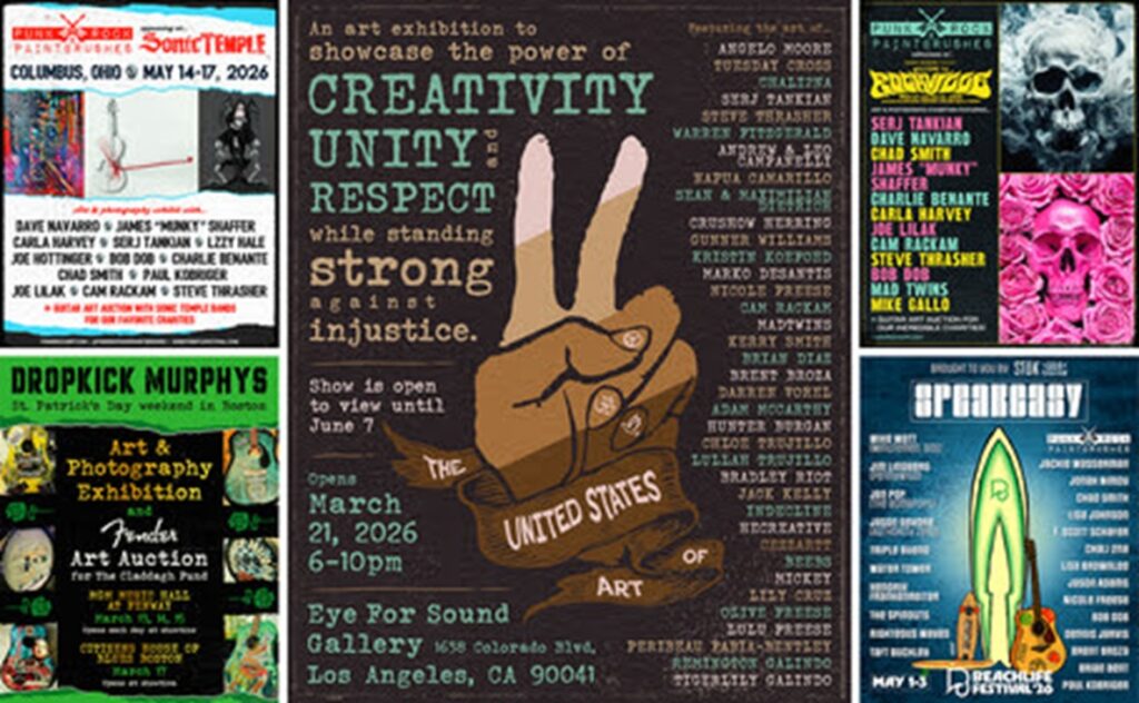 Punk Rock & Paintbrushes Expands Global Music & Art Exhibitions for 2026