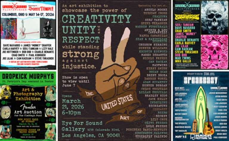Punk Rock & Paintbrushes Expands Global Music & Art Exhibitions for 2026