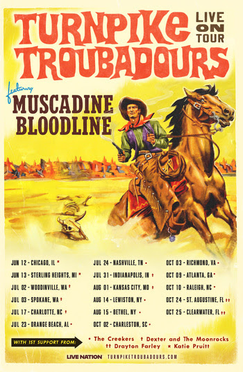 Turnpike Troubadours extend headline tour through the fall