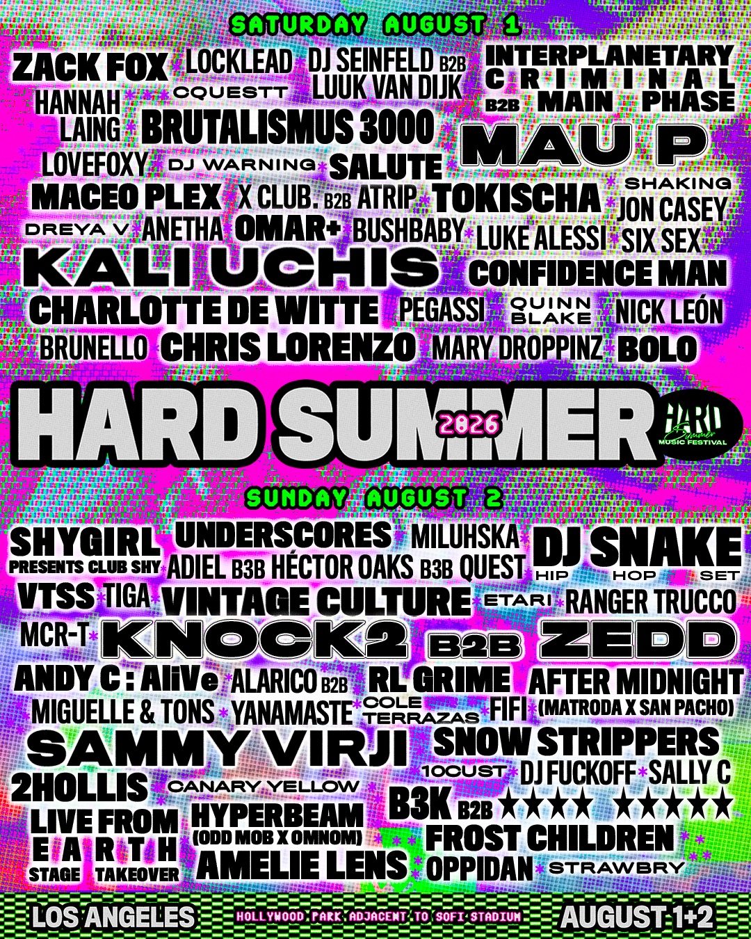 HARD Summer Music Festival Announces Lineup for 2026 Edition
