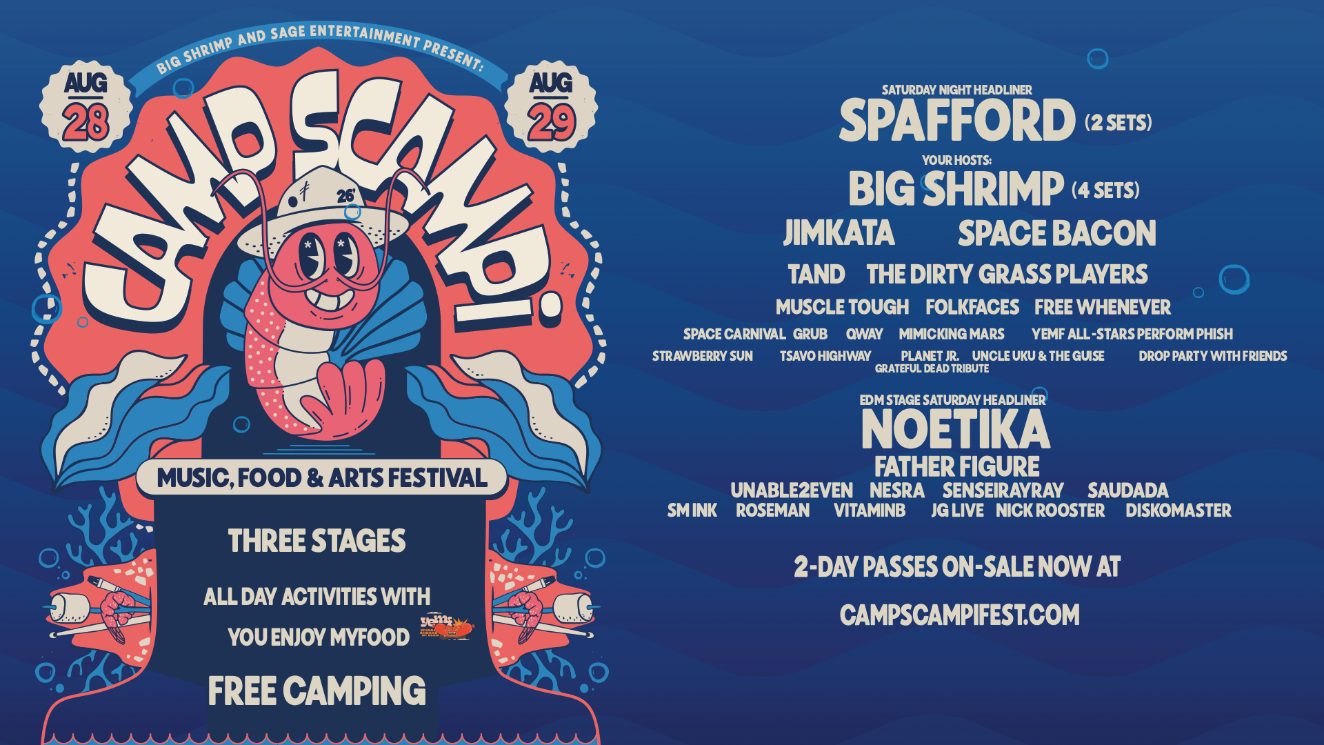 Big Shrimp Announces Camp Scampi Festival 2026 Lineup and Details