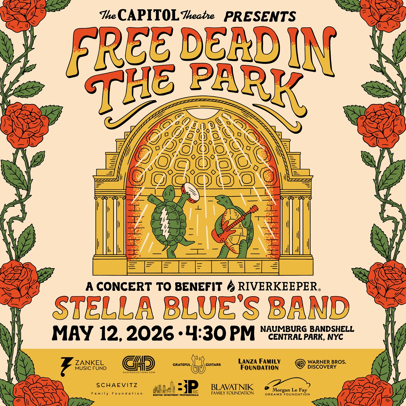 Free Dead in the Park Returns to Central Park May 12 with Stella Blue’s Band