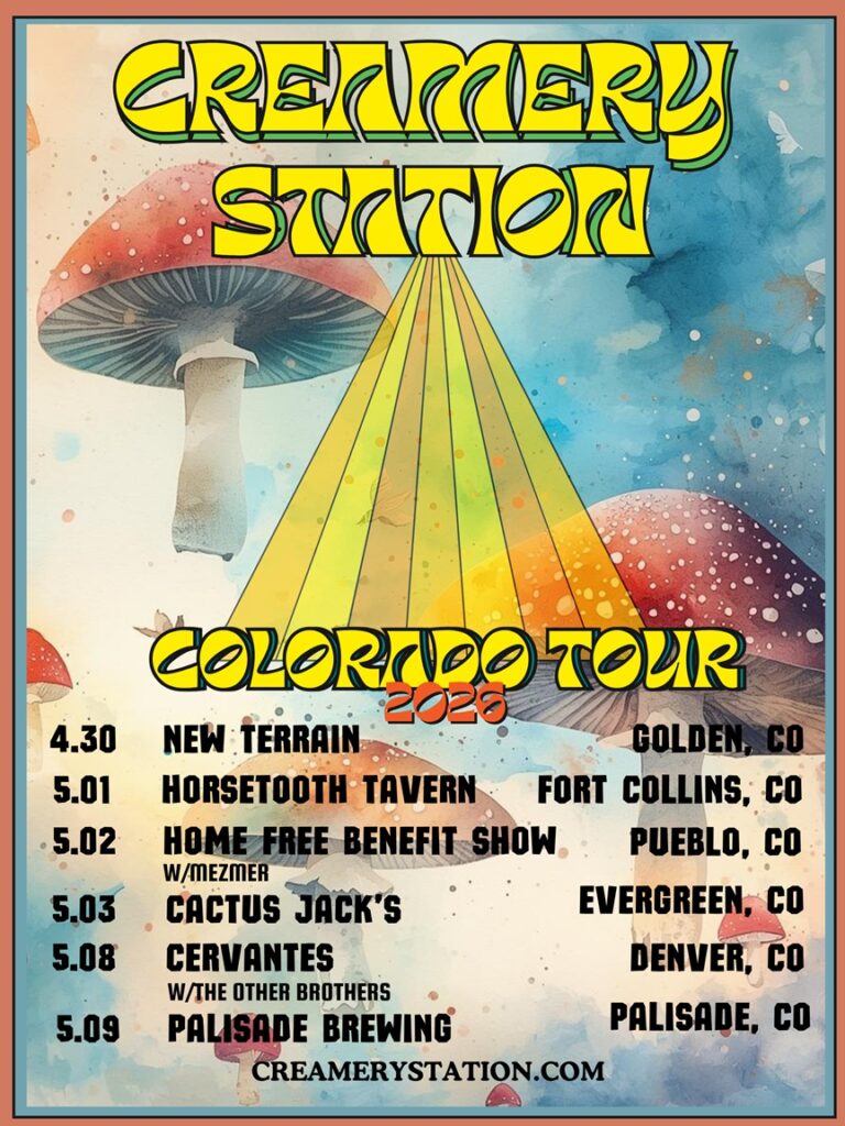 Creamery Station Heading to Colorado for Multiple Dates in Spring 2026