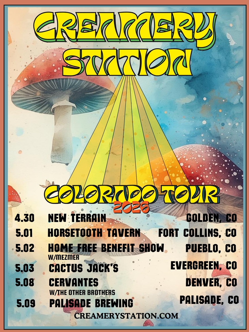 Creamery Station Heading to Colorado for Multiple Dates in Spring 2026