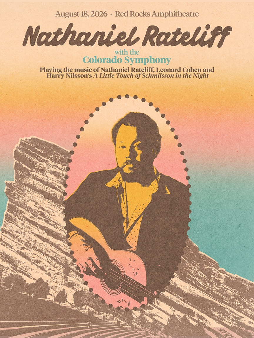 Nathaniel Rateliff with Colorado Symphony at Red Rocks Amphitheatre August 18, 2026