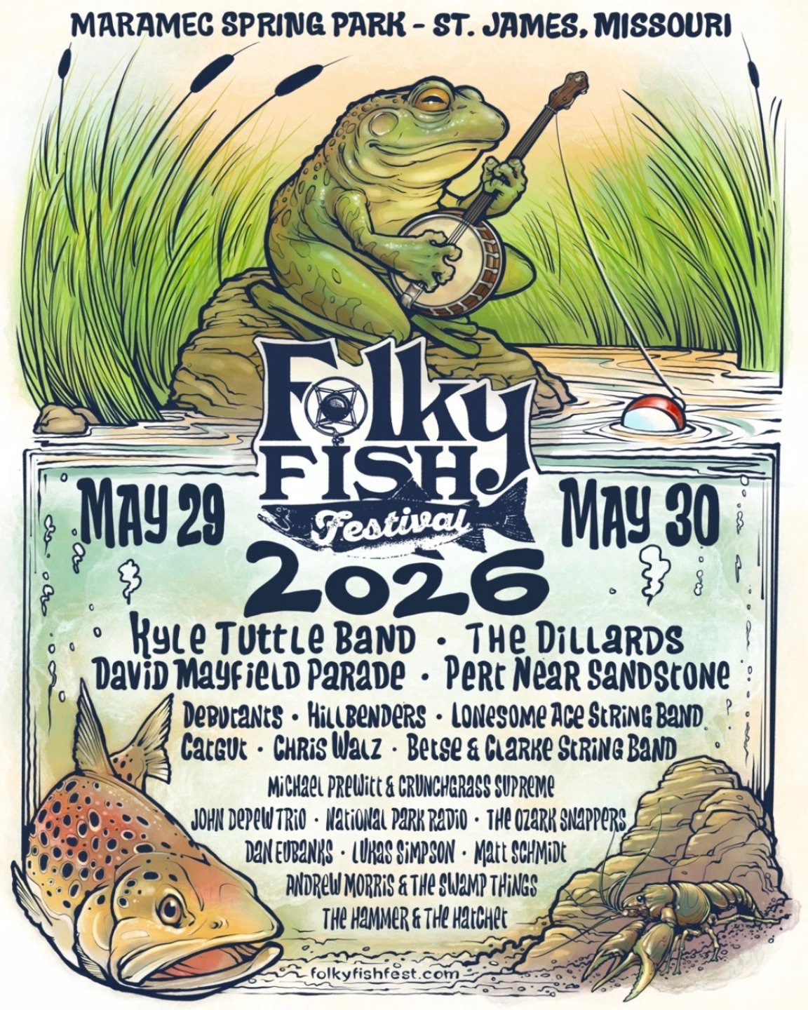 Folky Fish Fest 2026 Returns to Missouri with Kyle Tuttle Band, The Dillards & More
