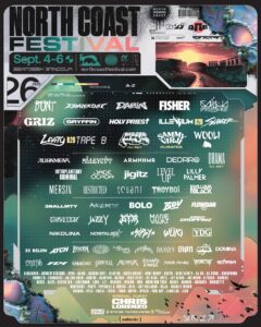 NORTH COAST MUSIC FESTIVAL UNVEILS PHASE TWO LINEUP FOR ITS 16TH YEAR