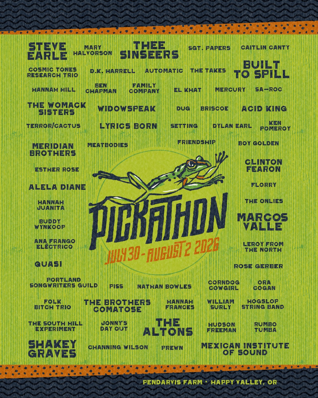 Pickathon 2026 Expands Lineup with Round Two Additions