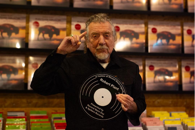 Robert Plant Honored as Record Store Legend Ahead of Record Store Day 2026