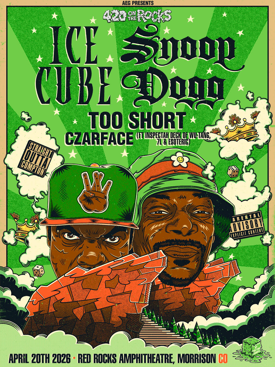 Snoop Dogg Joins Ice Cube for 420 On The Rocks at Red Rocks 2026