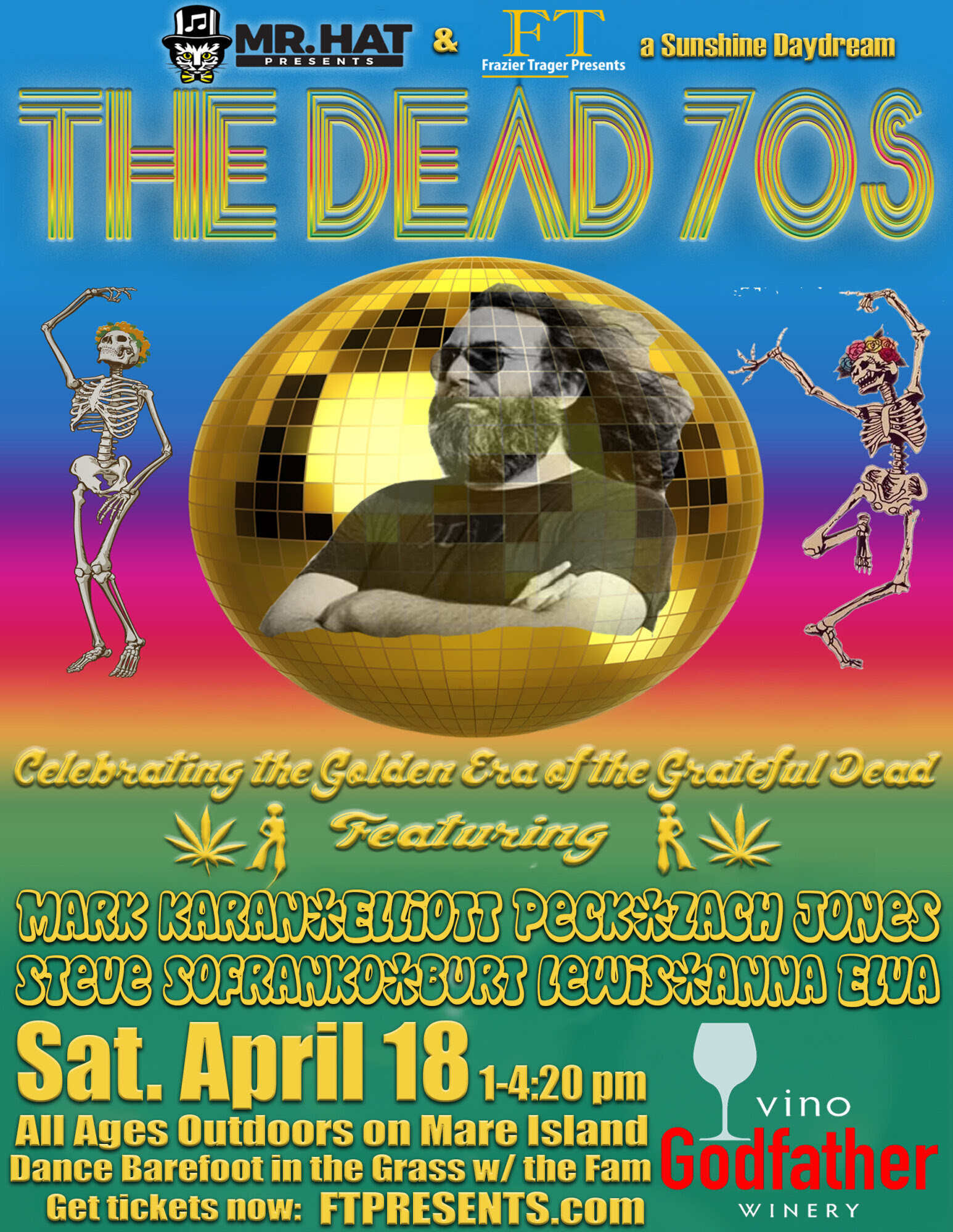 The Dead 70’s Bring Sunshine Daydream to Mare Island on April 18