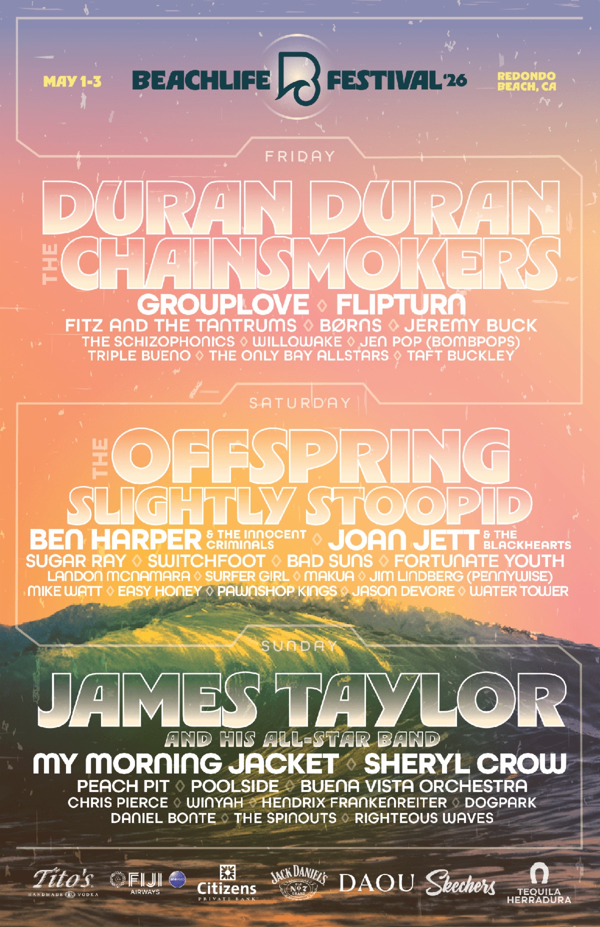 BeachLife Festival Announces Food & Beverage Lineup; Set For May 1-3, 2026 At Redondo Beach, CA