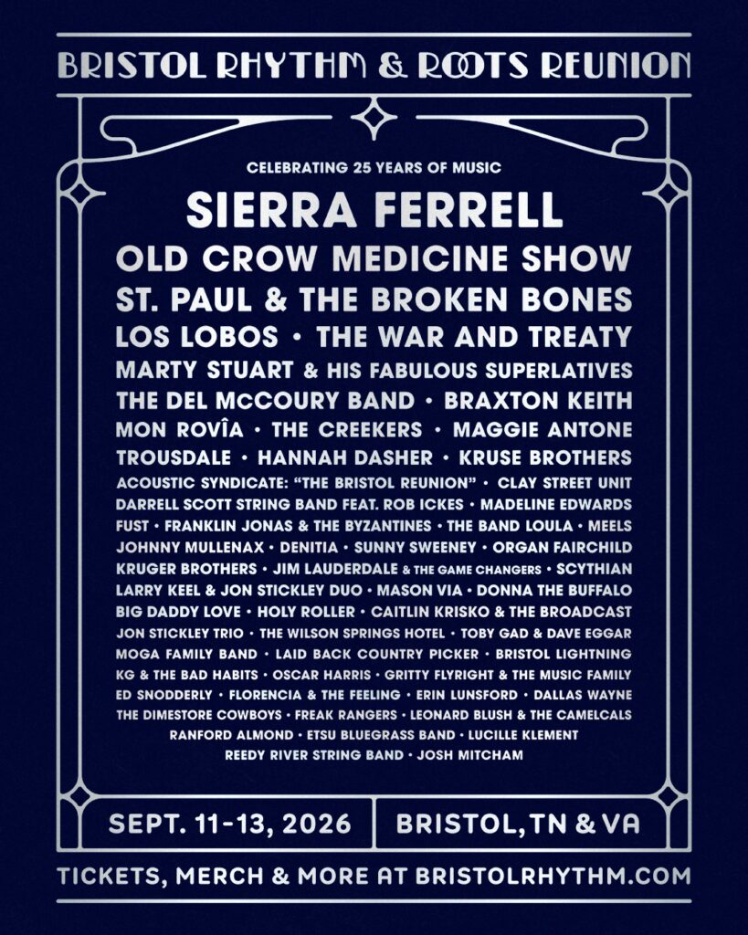 Bristol Rhythm & Roots Reunion Adds Old Crow Medicine Show for 25th Anniversary