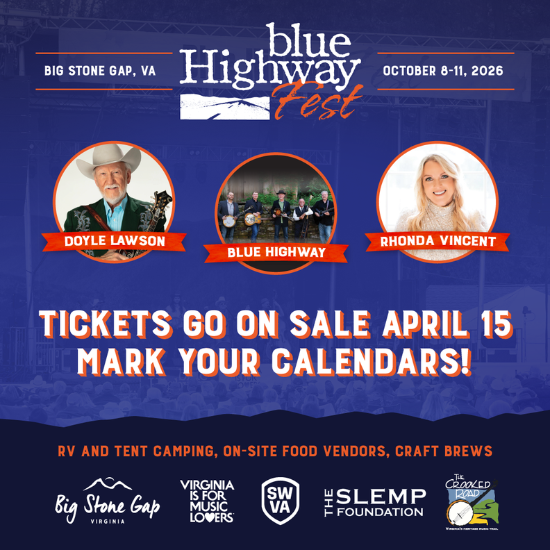 Blue Highway Fest 2026 Announces First Artists for Return to Big Stone Gap