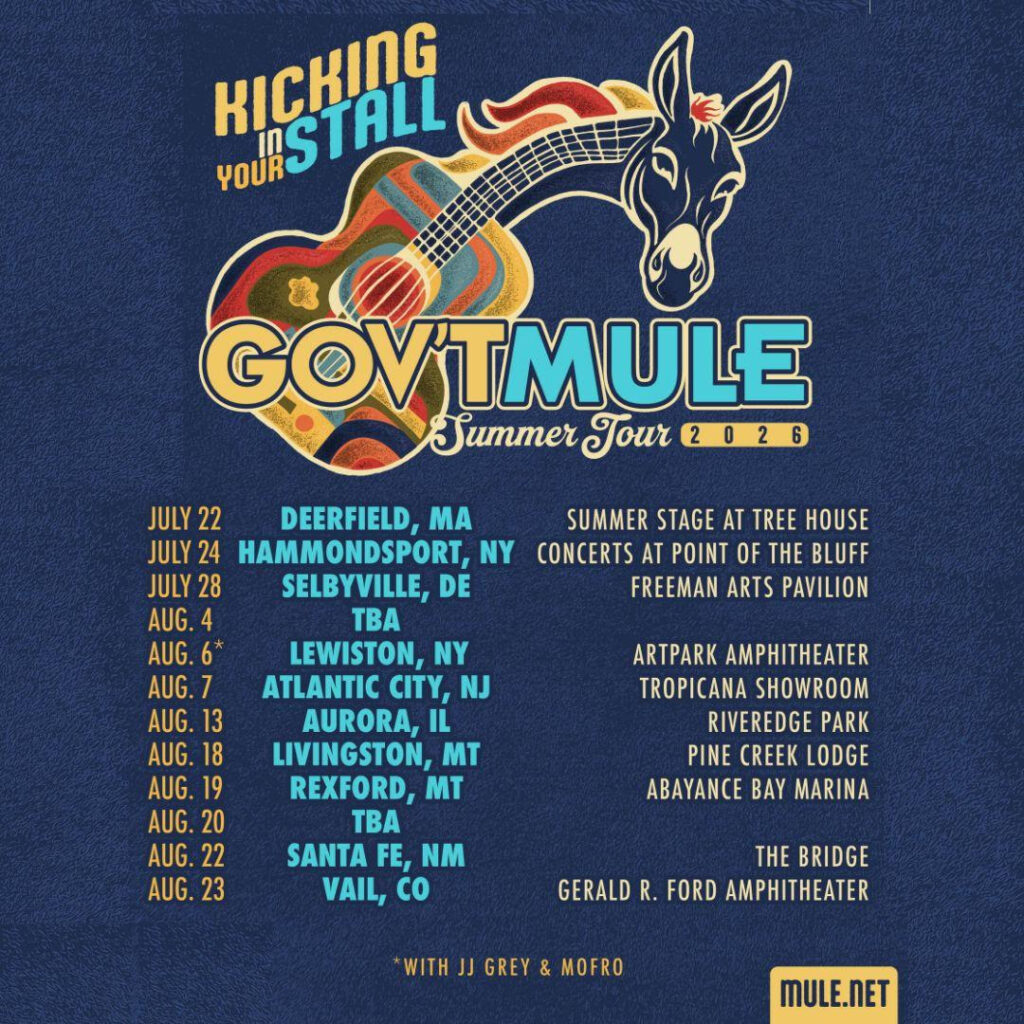 Gov’t Mule Announces Summer Headlining Tour For July and August