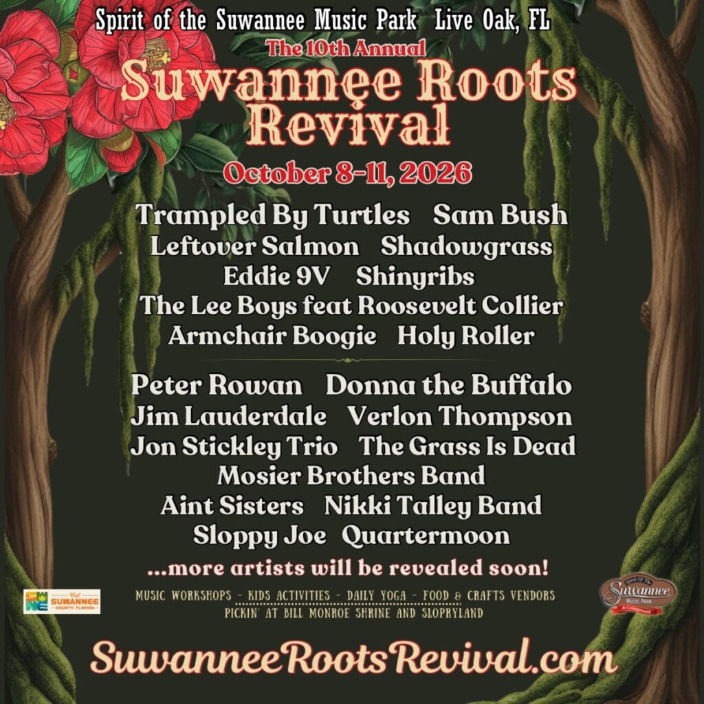 Suwannee Roots Revival Welcomes Trampled by Turtles, Sam Bush, Leftover Salmon