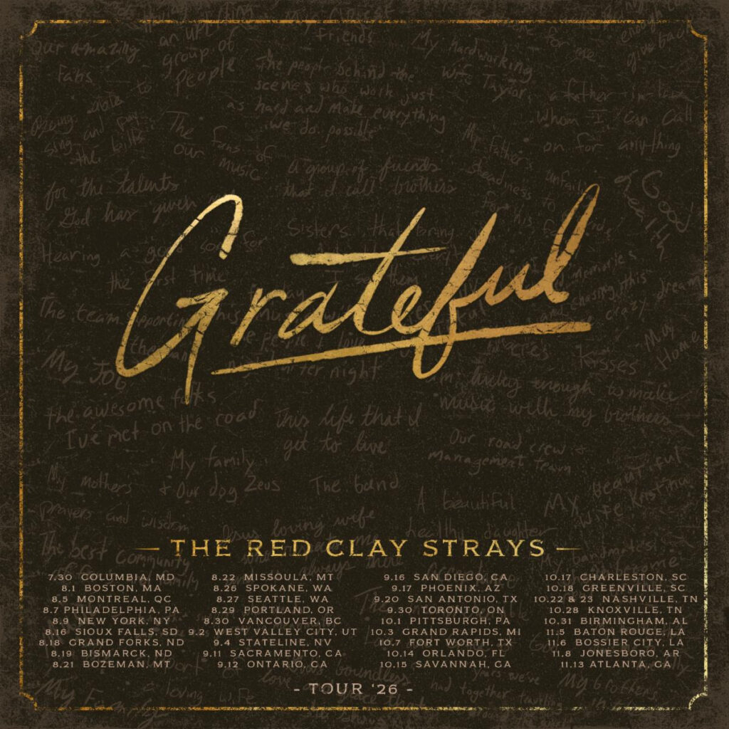 The Red Clay Strays Announce Extensive Headline Tour In Support of Upcoming Album ‘Grateful’