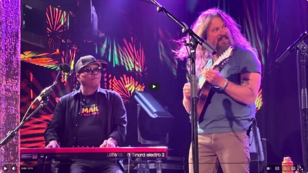 Ivan Neville joins Greensky Bluegrass last night in New Orleans