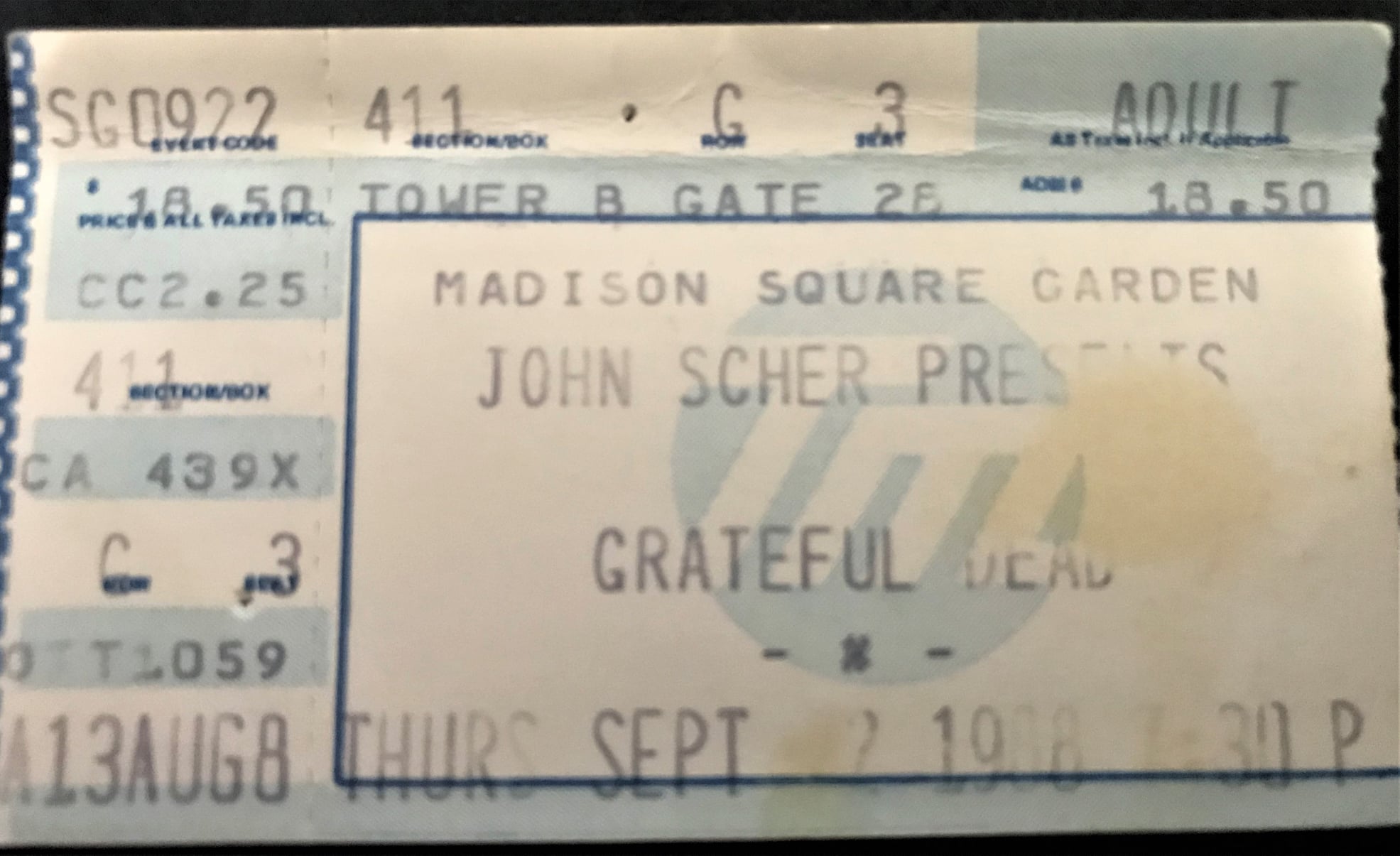 Grateful Dead Madison Square Garden 1988: Dead Drops Nights 7 & 8