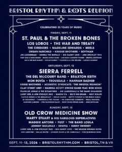 Bristol Rhythm & Roots Reunion Adds More 2026 Artists