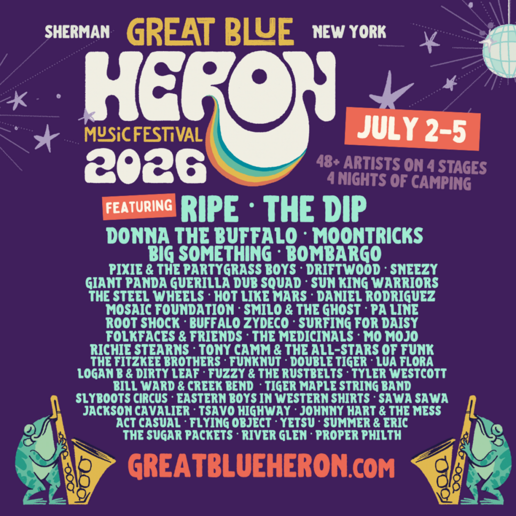 Great Blue Heron Music Festival Reveals 2026 Lineup