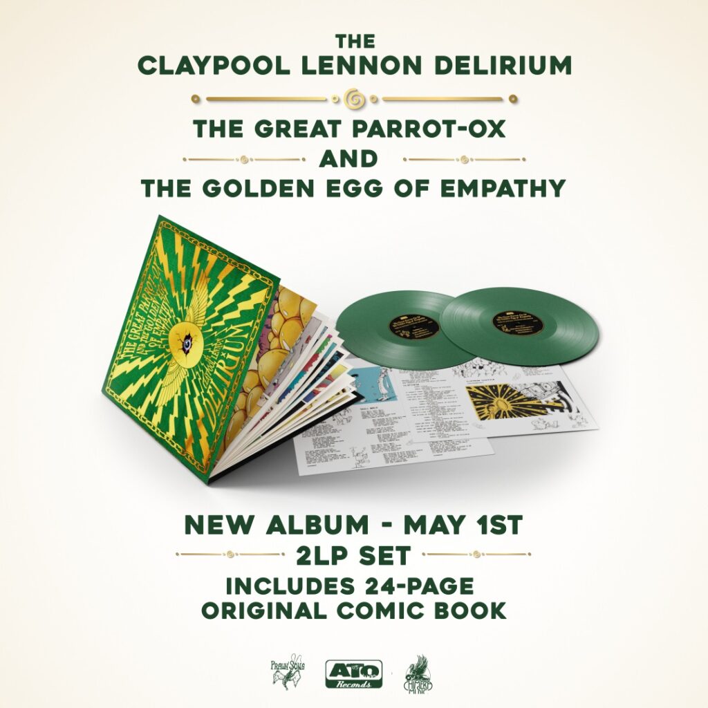 The Claypool Lennon Delirium Release New Album The Great Parrot-Ox and the Golden Egg of Empathy