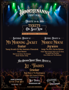 Hoochenanny Festival Welcomes Ten Regional Bands to 2026 Lineup