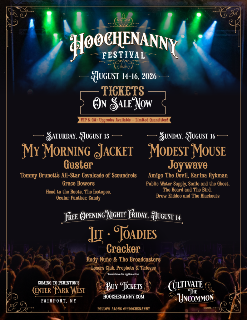Hoochenanny Festival Welcomes Ten Regional Bands to 2026 Lineup