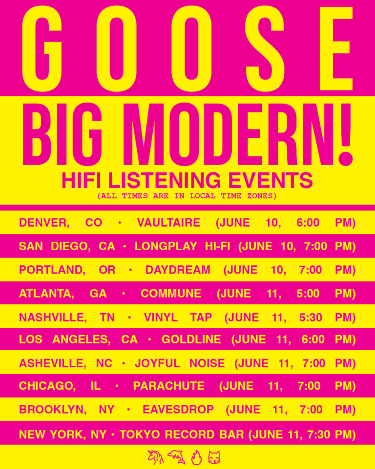 Goose Announce Hi-Fi Listening Events to Celebrate New Album Out June 12