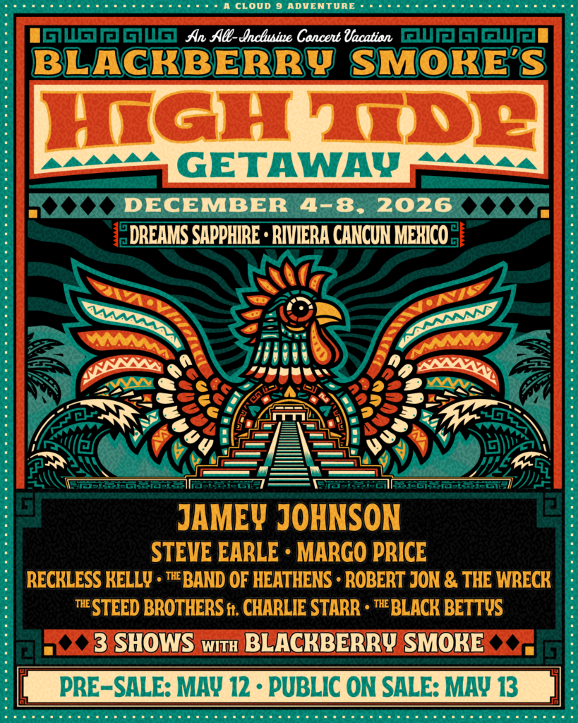 Blackberry Smoke Announces High Tide Getaway 2026 at Dreams Sapphire Resort