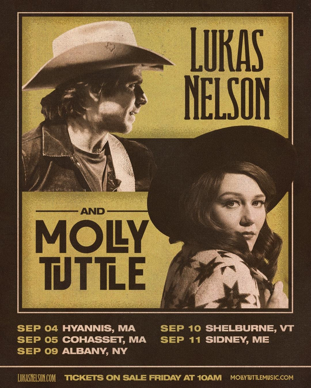 Lukas Nelson & Molly Tuttle confirm fall co-headline tour