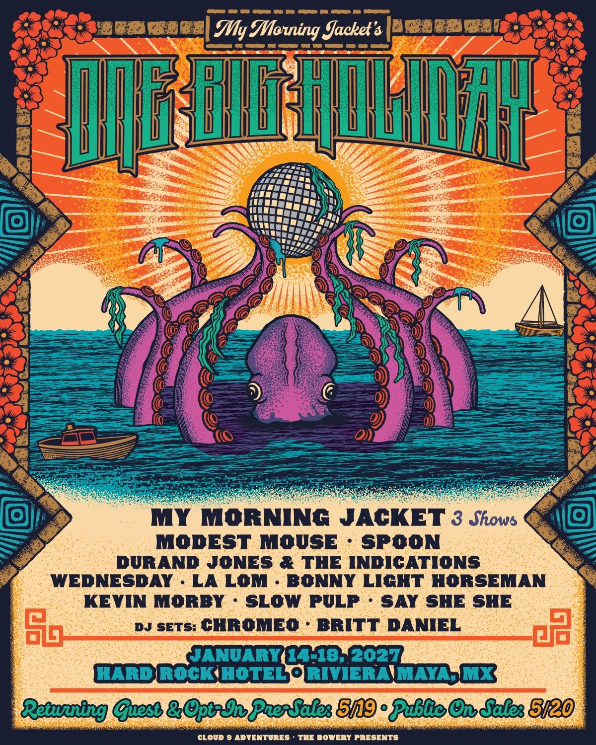 My Morning Jacket Announce One Big Holiday 2027 Lineup