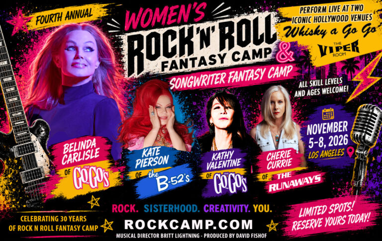 Women’s Rock ‘N’ Roll Fantasy Camp Returns to Los Angeles in 2026