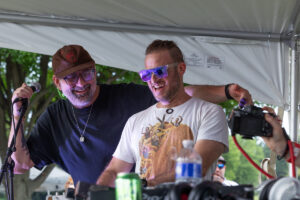 Aron Magner sat in with DJ Brownie | Island Jam