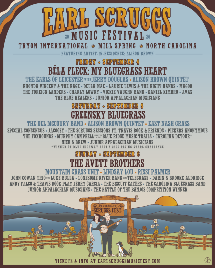 Earl Scruggs Music Festival Announces 2026 Lineup