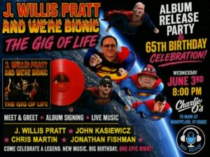 J. Willis Pratt Brings Album Release and Birthday Show to Charlie-O’s