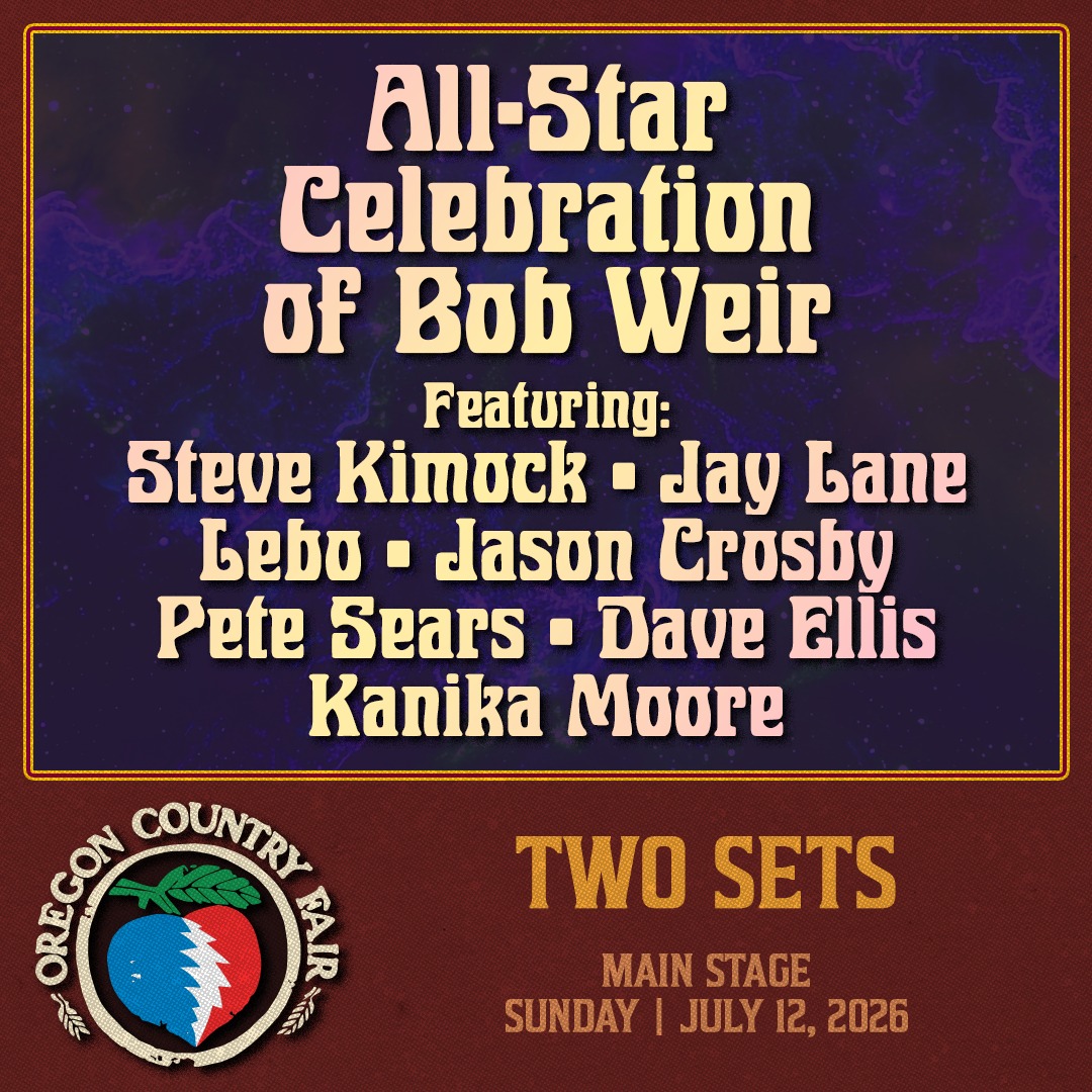 Oregon Country Fair to Host Bob Weir Celebration