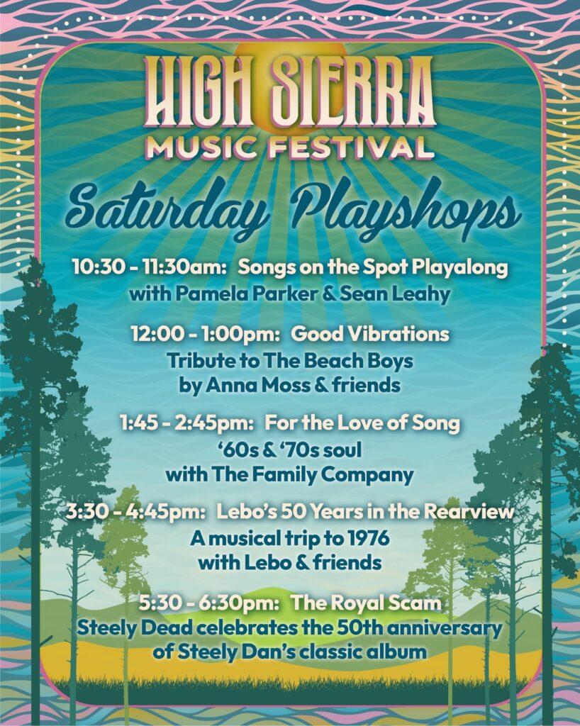 High Sierra Music Festival Reveals One-of-a-Kind 2026 Artist Playshops